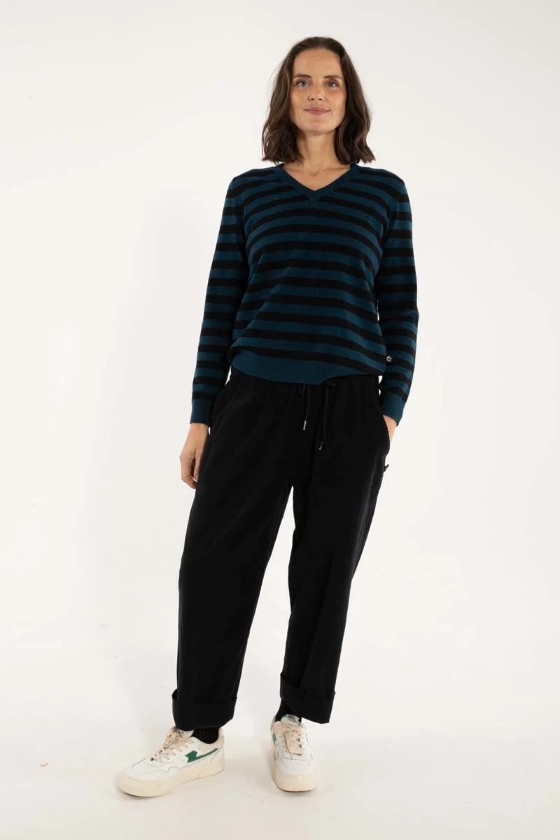 Danefunt Cord Pants Black