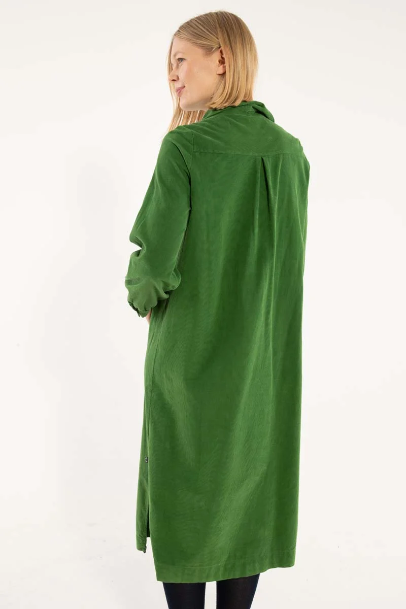 Danepippi Cord Dress Moss Green