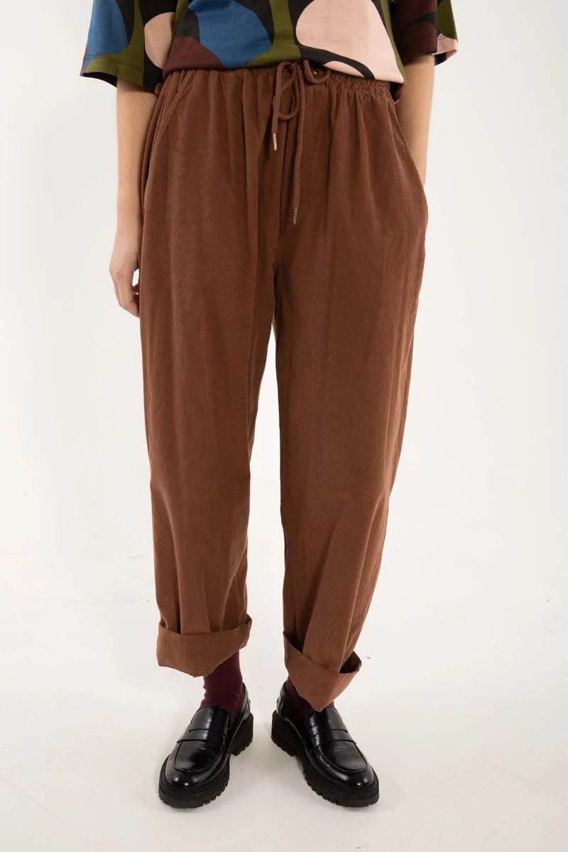 Danefunt Cord Pants Brown