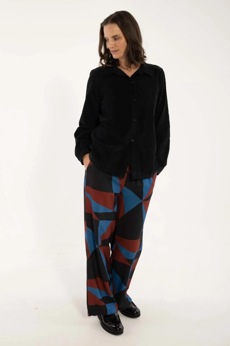 Danerosemary Cord Shirt Black