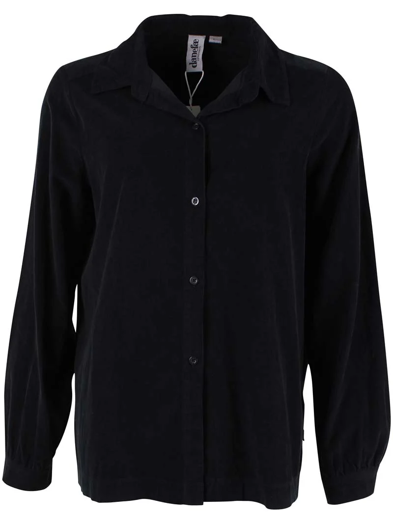 Danerosemary Cord Shirt Black