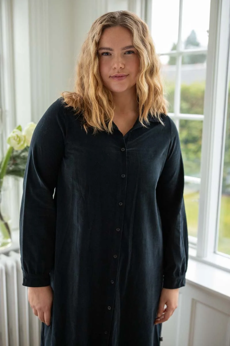 Danepippi Cord Dress Black