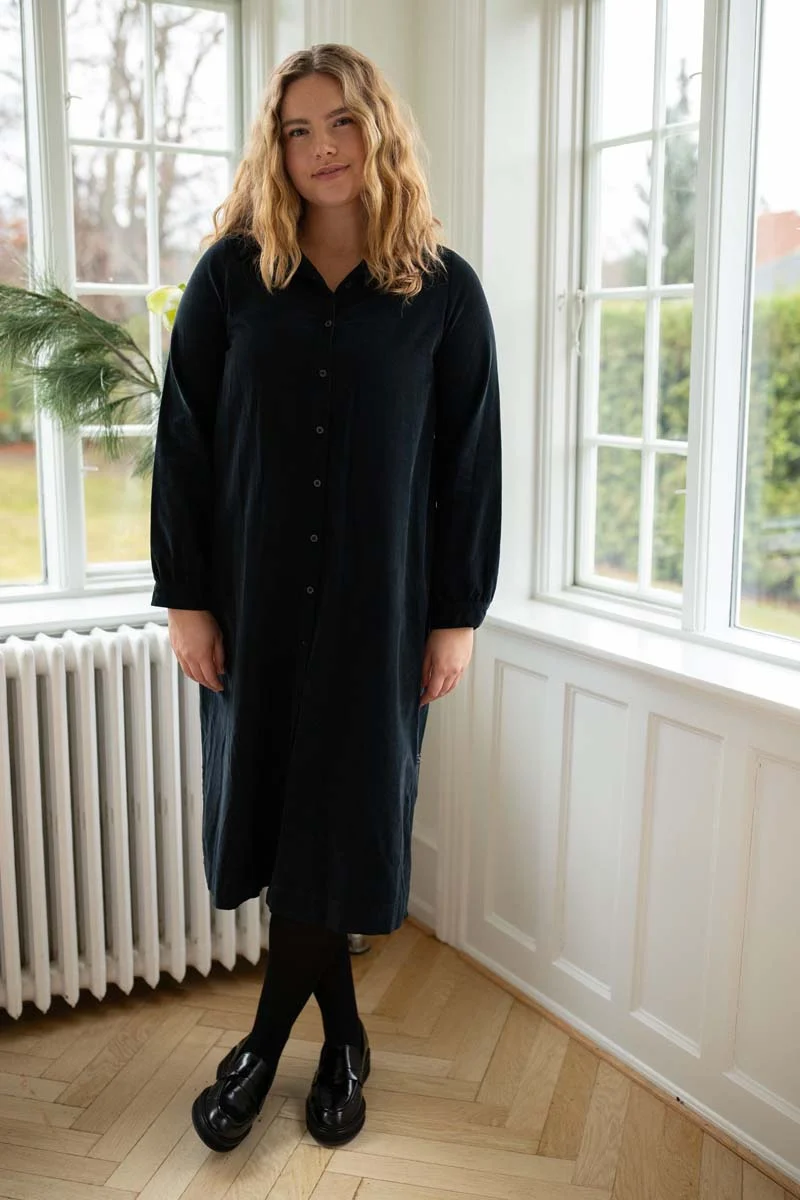 Danepippi Cord Dress Black