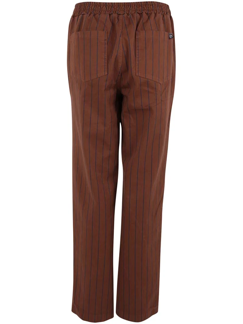 Daneholm Stretch Canvas Pants Brown/Dk Navy