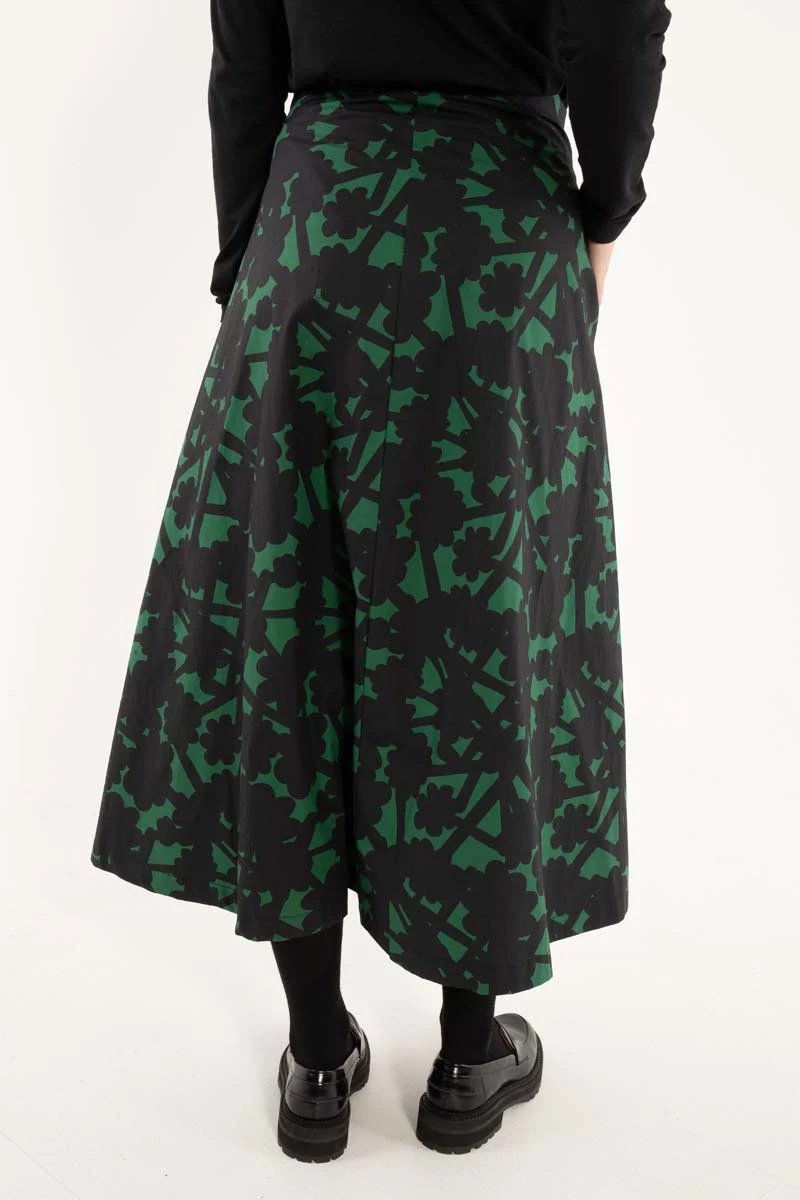 Danebrava Poplin Skirt Dk Pine BRAMBLE