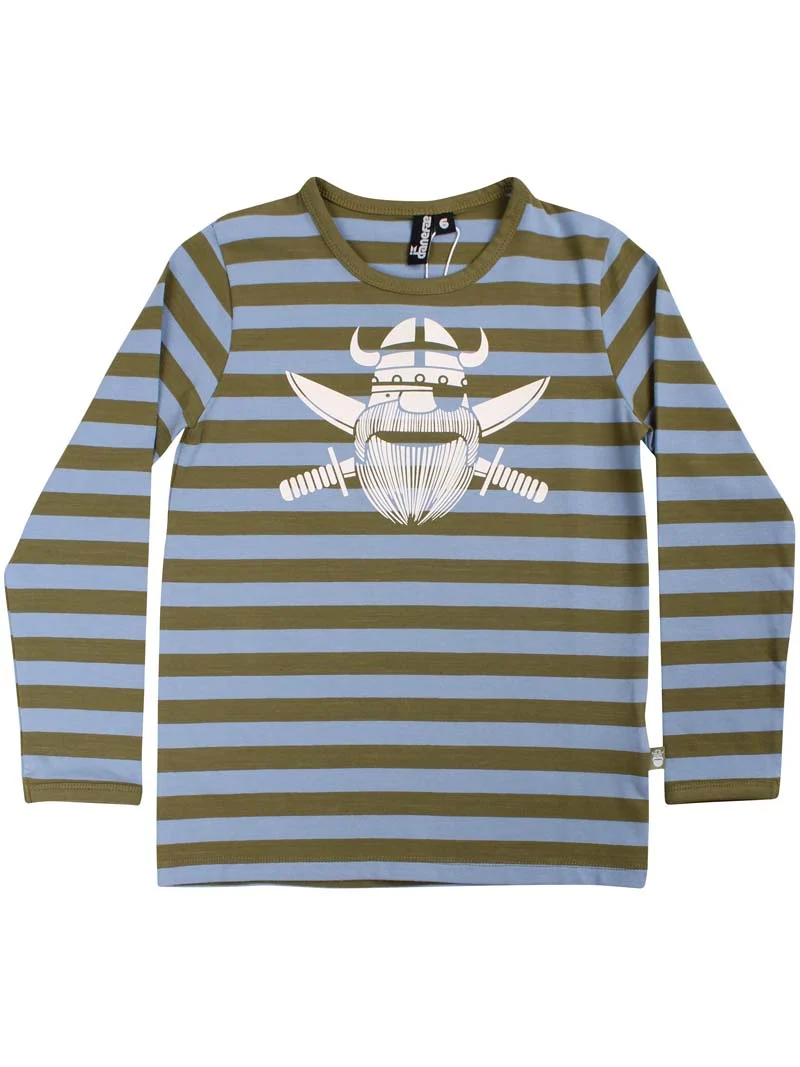 Danenorthpole Tee Lt Blue Grey/Olive PIRAT