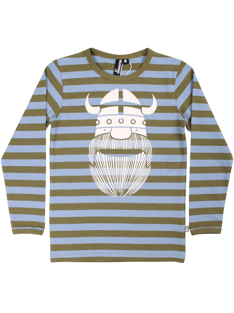 Danenorthpole Tee Lt Blue Grey/Olive ERIK