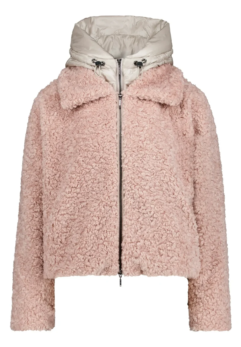Plüschjacke in Schaf-Optik