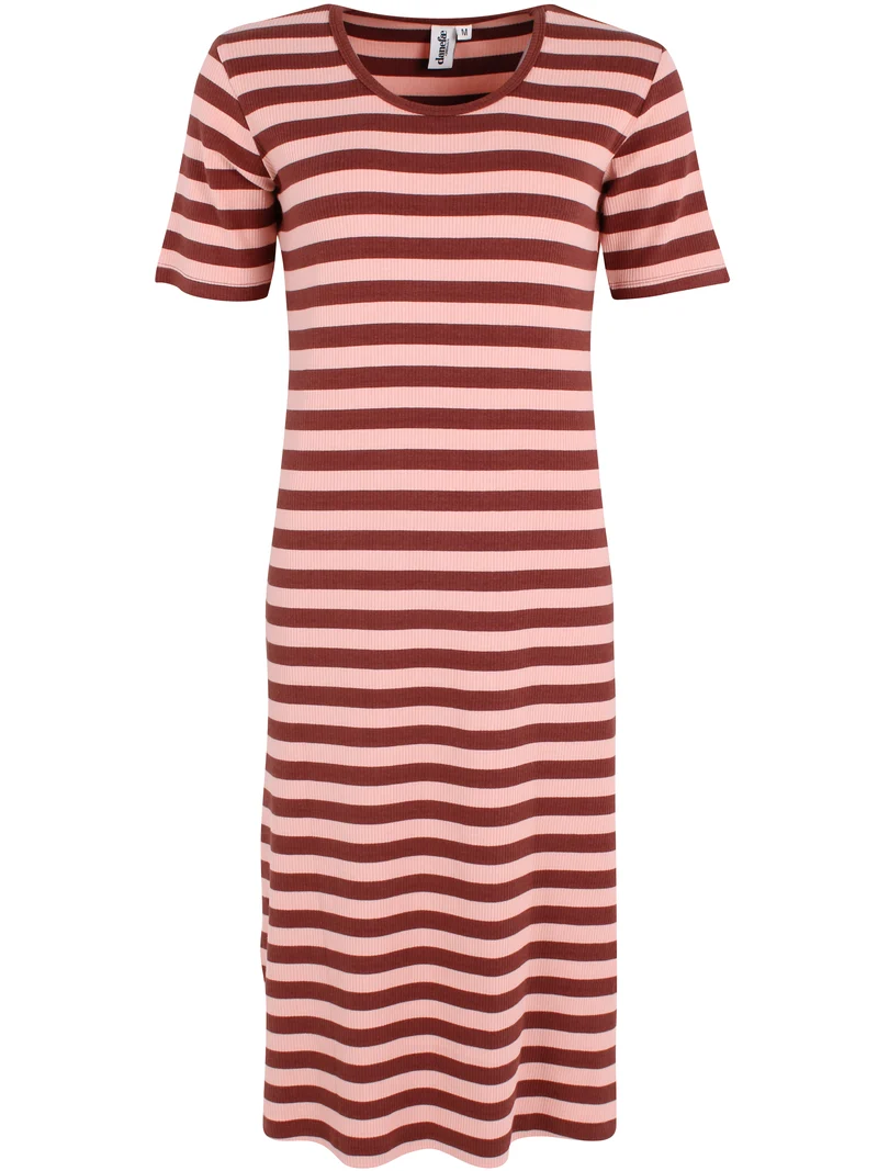 ESS - Danesister SS Dress Dk Brick/Powder