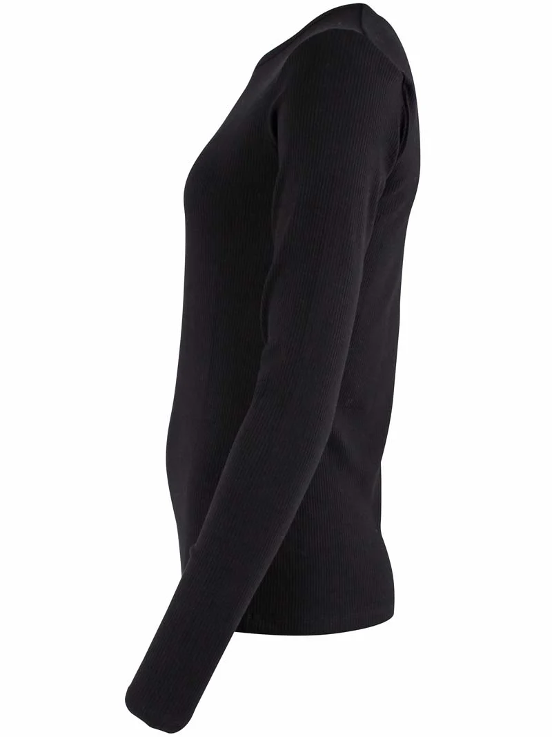 Danehero Ribbing Tee Black