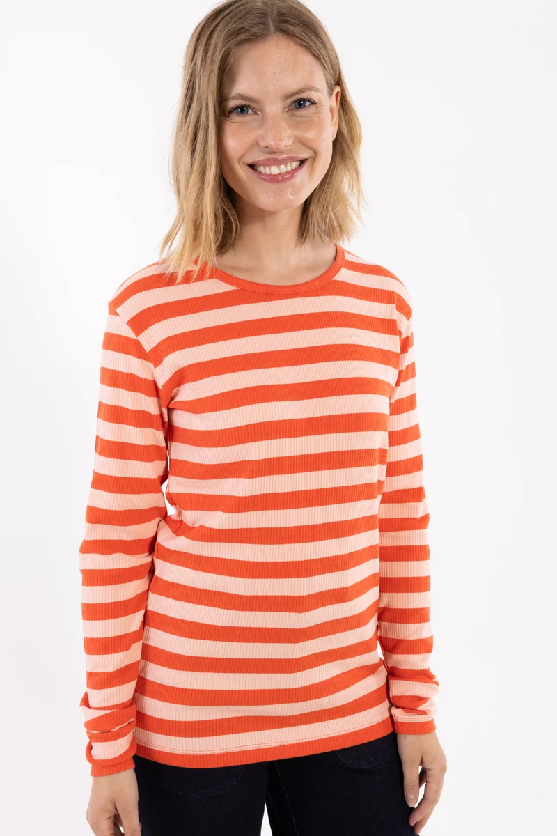 ESS - Danepartner LS Bright Red/Powder