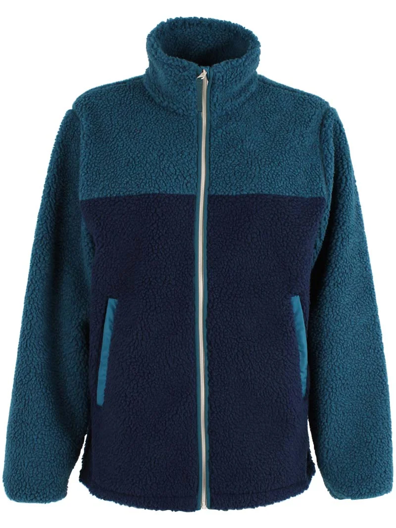 Danask Fleece Zip-Up Dark Navy/Light Slate