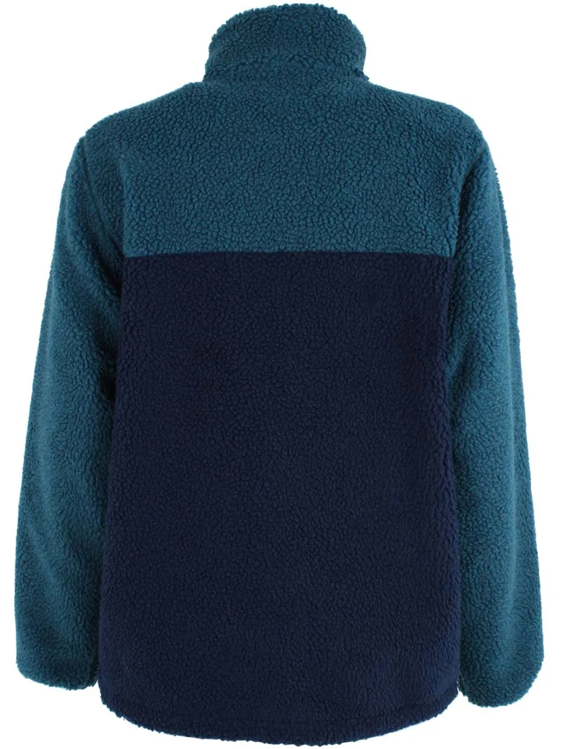 Danask Fleece Zip-Up Dark Navy/Light Slate