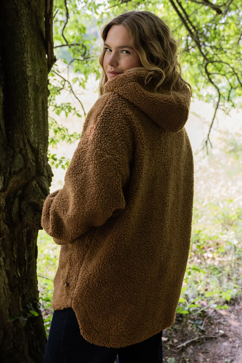 Danewillow Fleece Jacket Tobacco