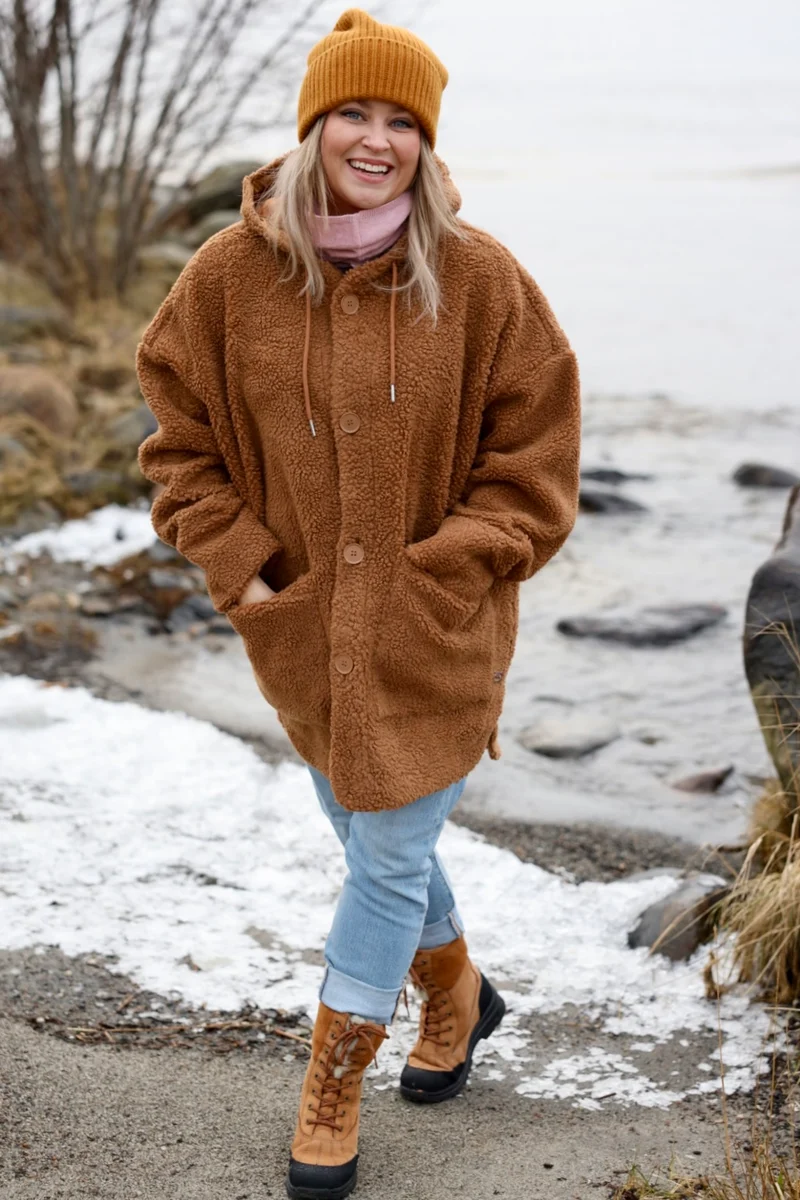 Danewillow Fleece Jacket Tobacco