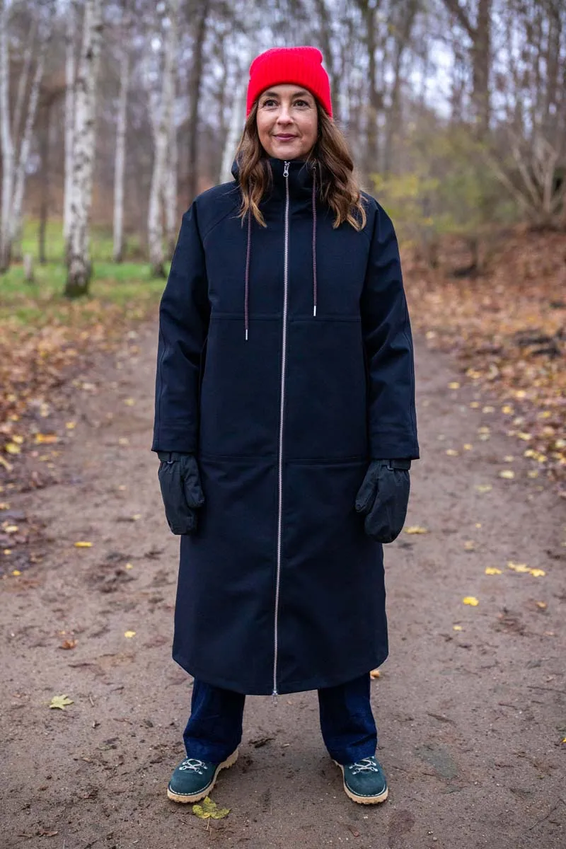 Daneroyal Winter Coat Black
