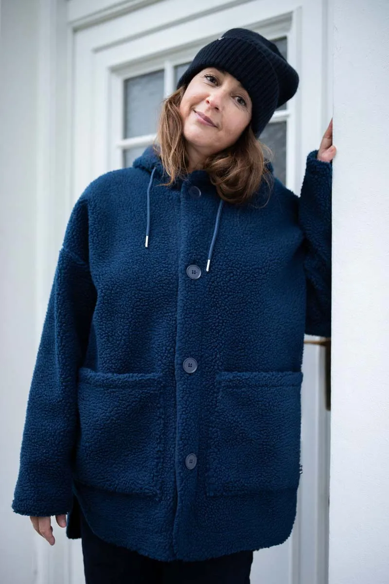 Danewillow Fleece Jacket Dk Navy
