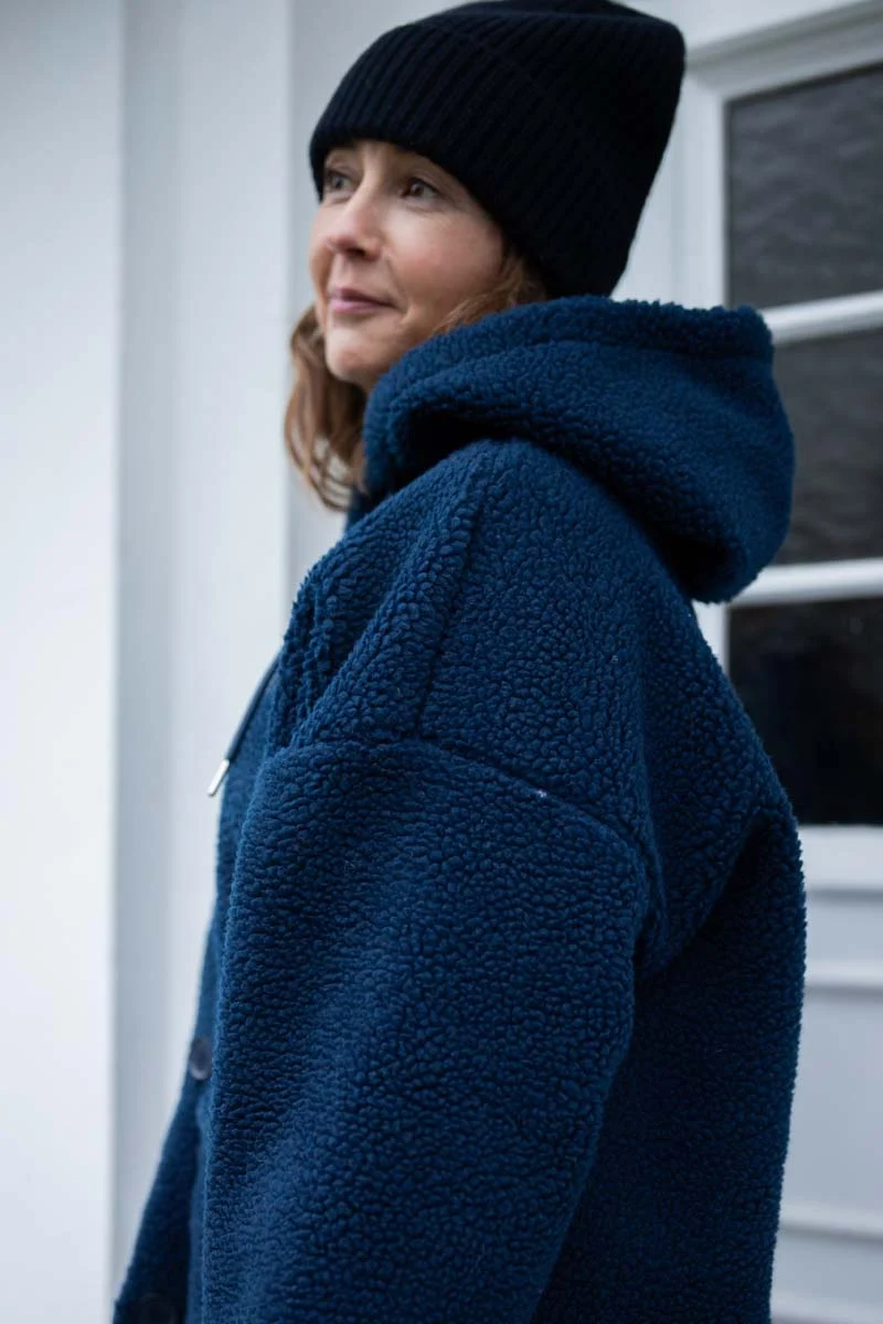 Danewillow Fleece Jacket Dk Navy