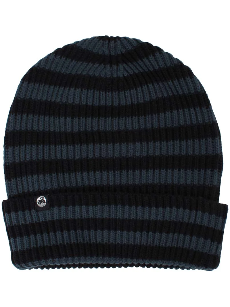Danefolk Cotton Beanie Dk Slate/Black