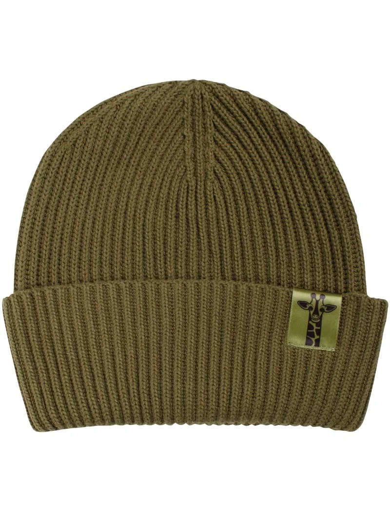 Dyrland Cotton Beanie Olive