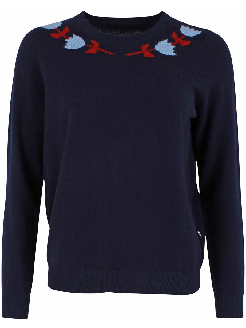 Danevibe Merino Wool Sweater Dk Navy