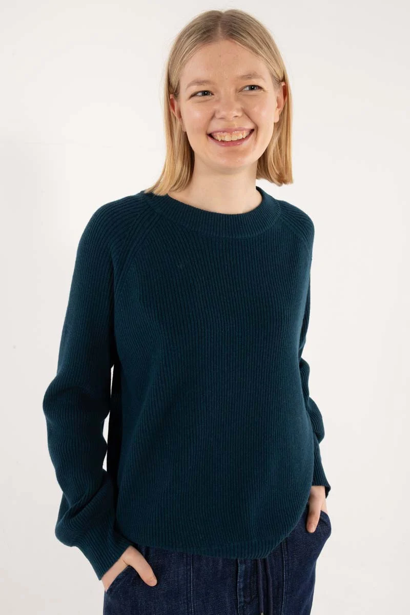 Danerelation Chunky Wool Sweater Dk Slate
