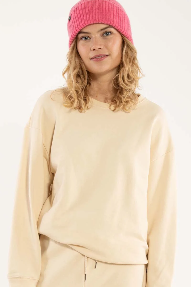 Danepoppy Moleton Sweat Light Beige