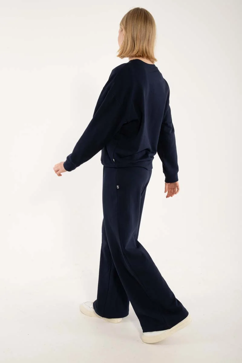 Danepoppy Moleton Sweat Dk Navy