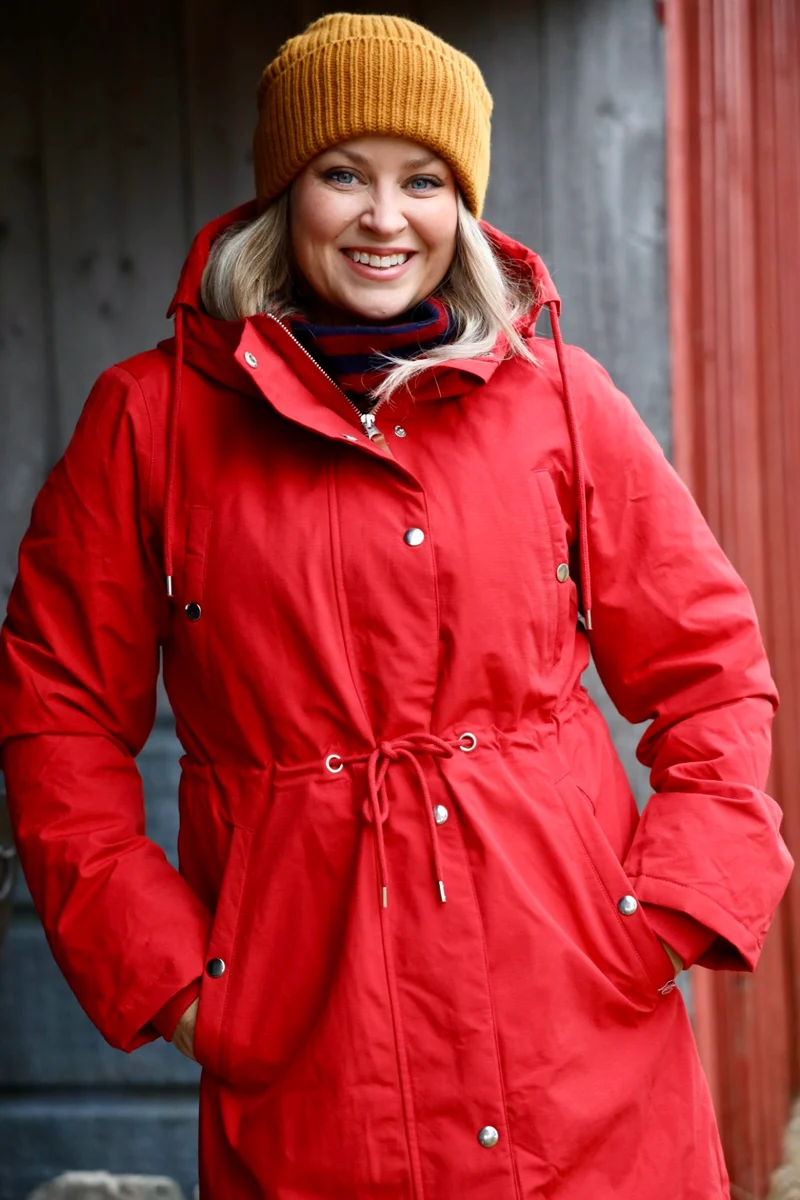 Danenora Winter Parka Dk Red