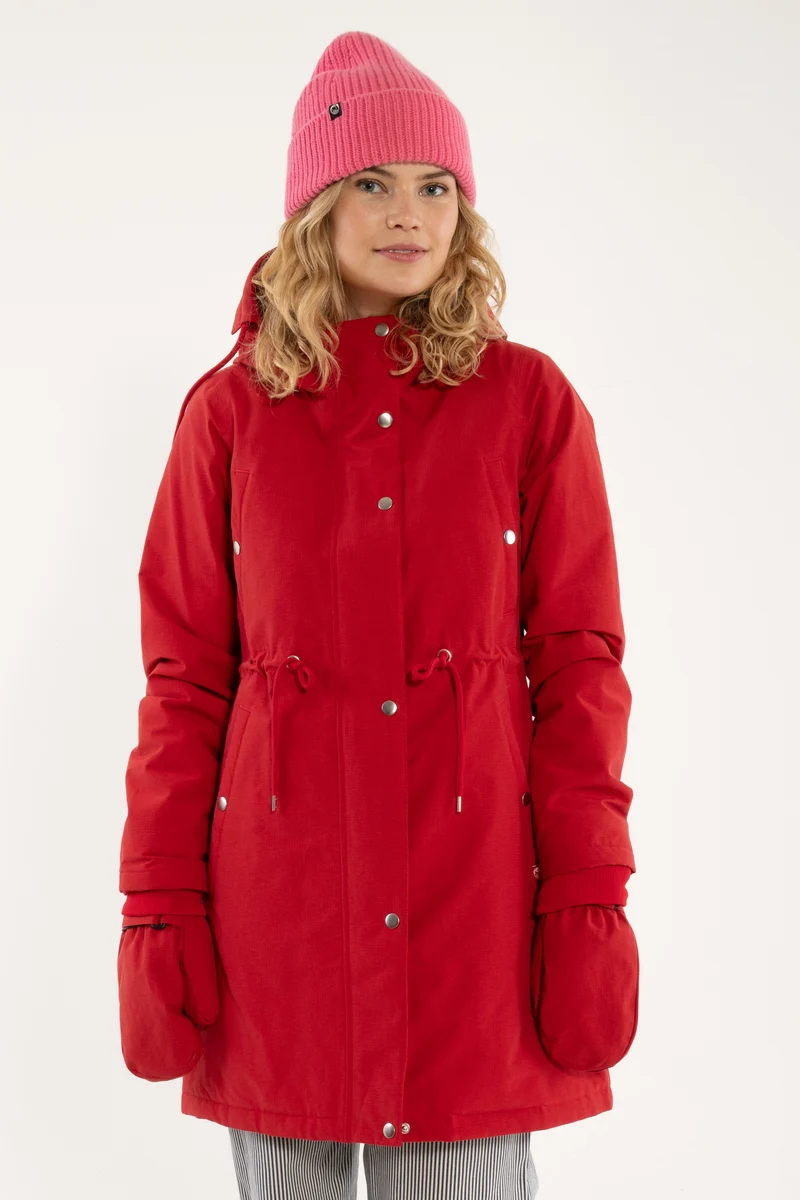 Danenora Winter Parka Dk Red