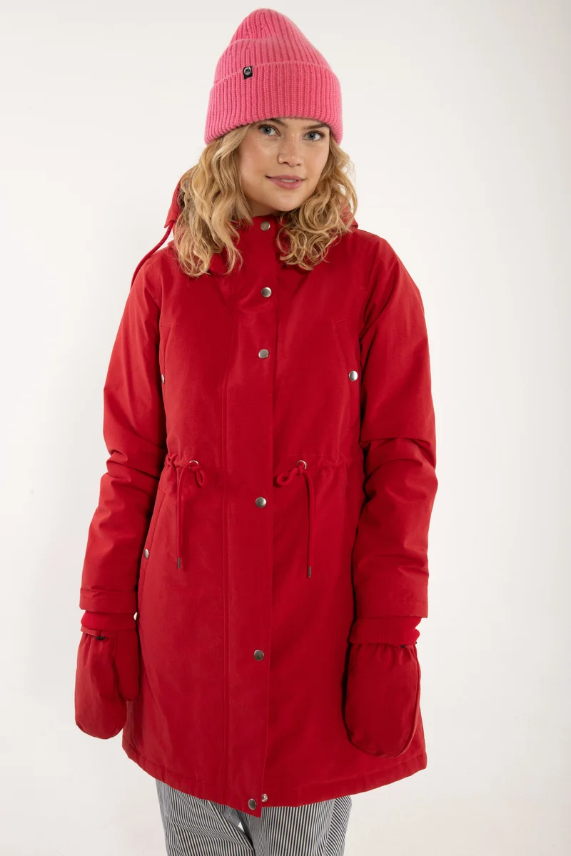 Danenora Winter Parka Dk Red