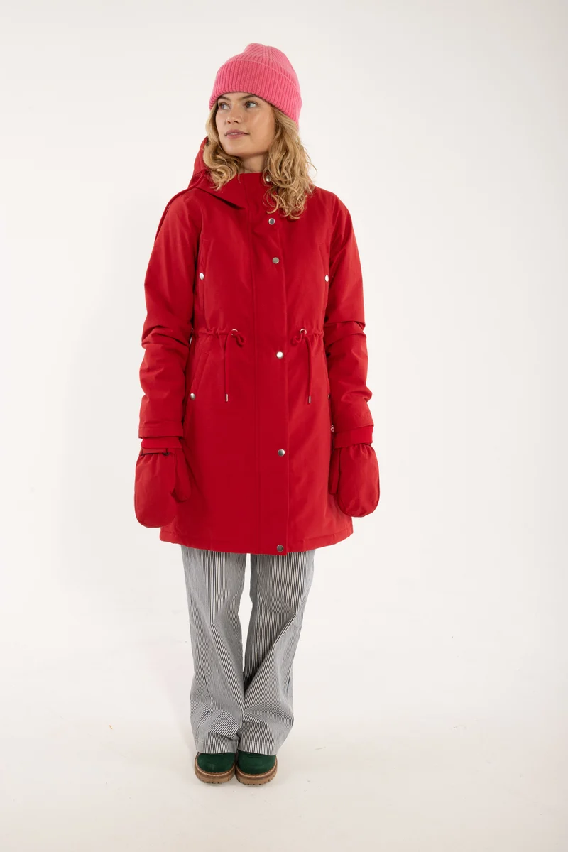 Danenora Winter Parka Dk Red