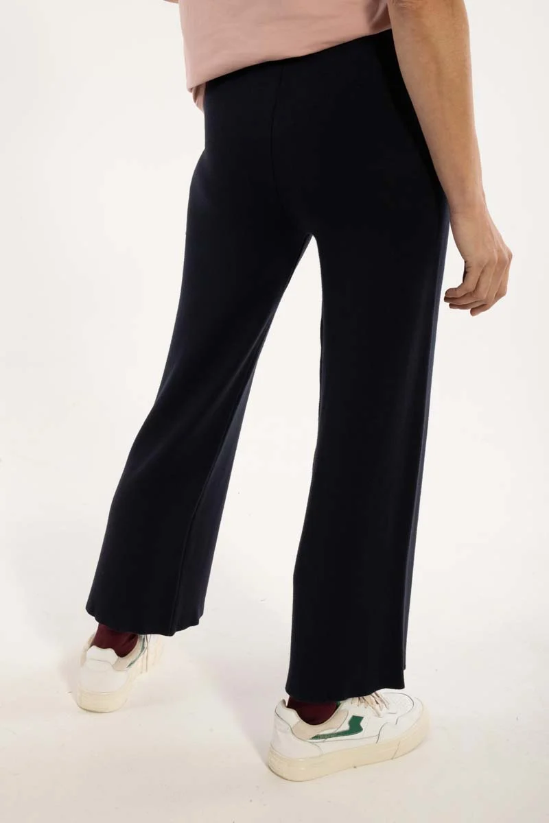 Danexclusive Viscose Pants Dk Navy