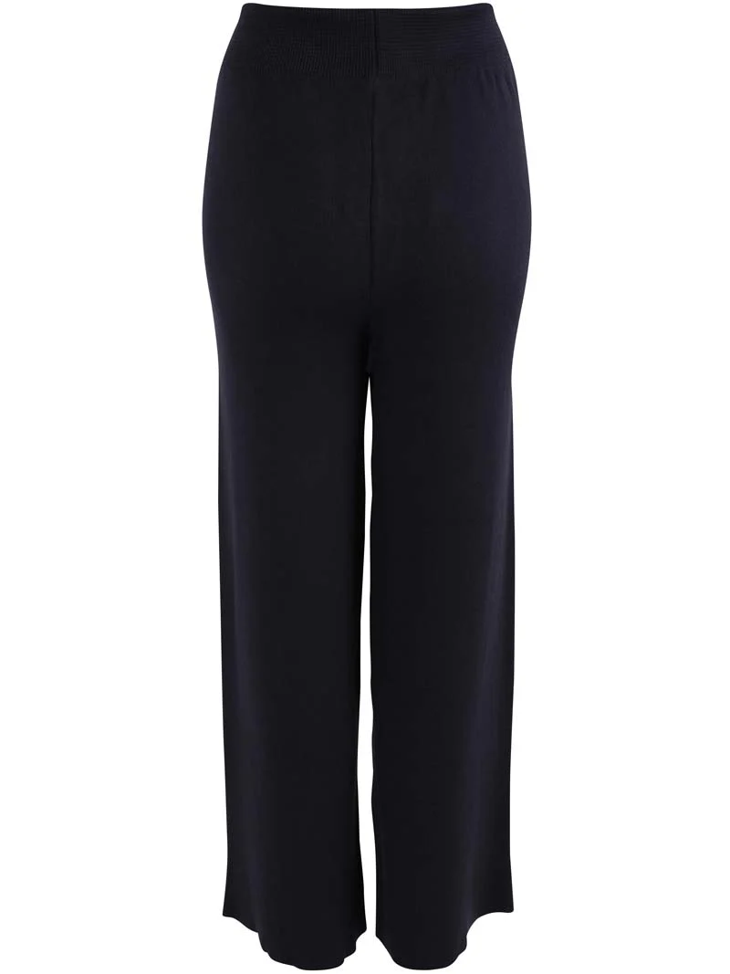 Danexclusive Viscose Pants Dk Navy