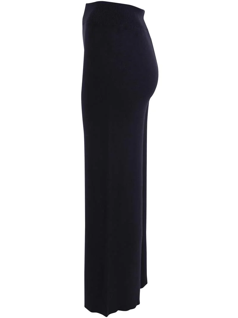 Danexclusive Viscose Pants Dk Navy