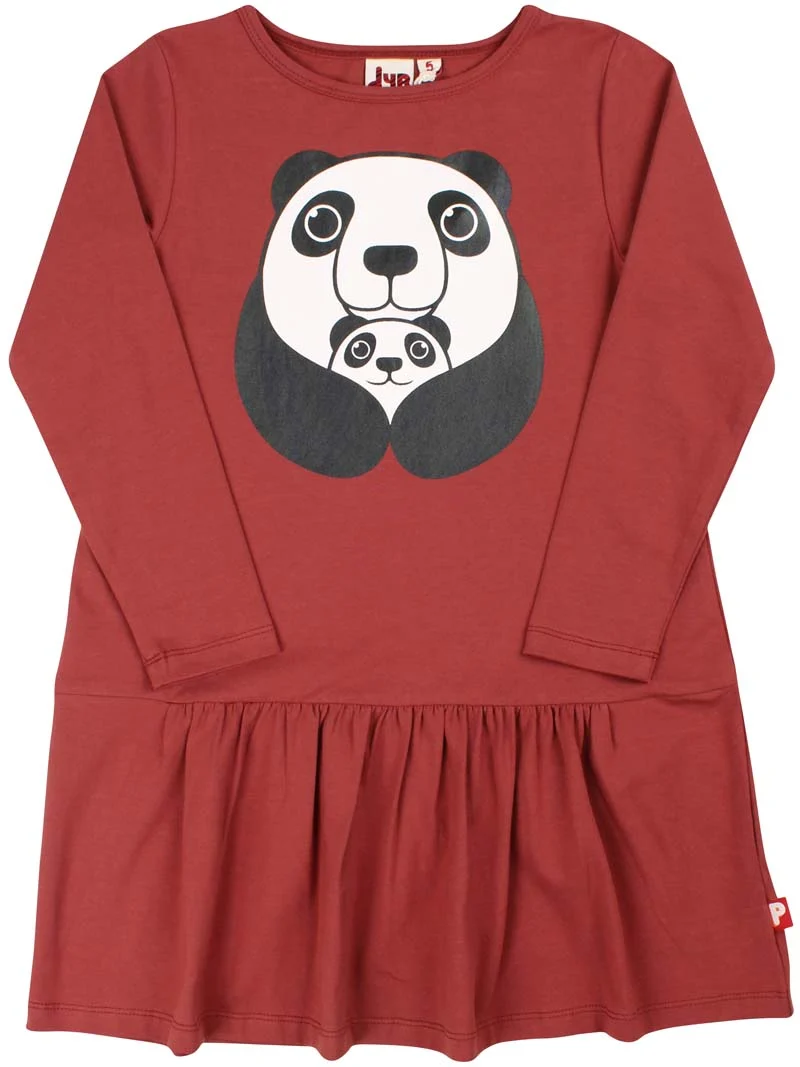 Dyrzanzi Dress LS Dk Brick PANDAMOR