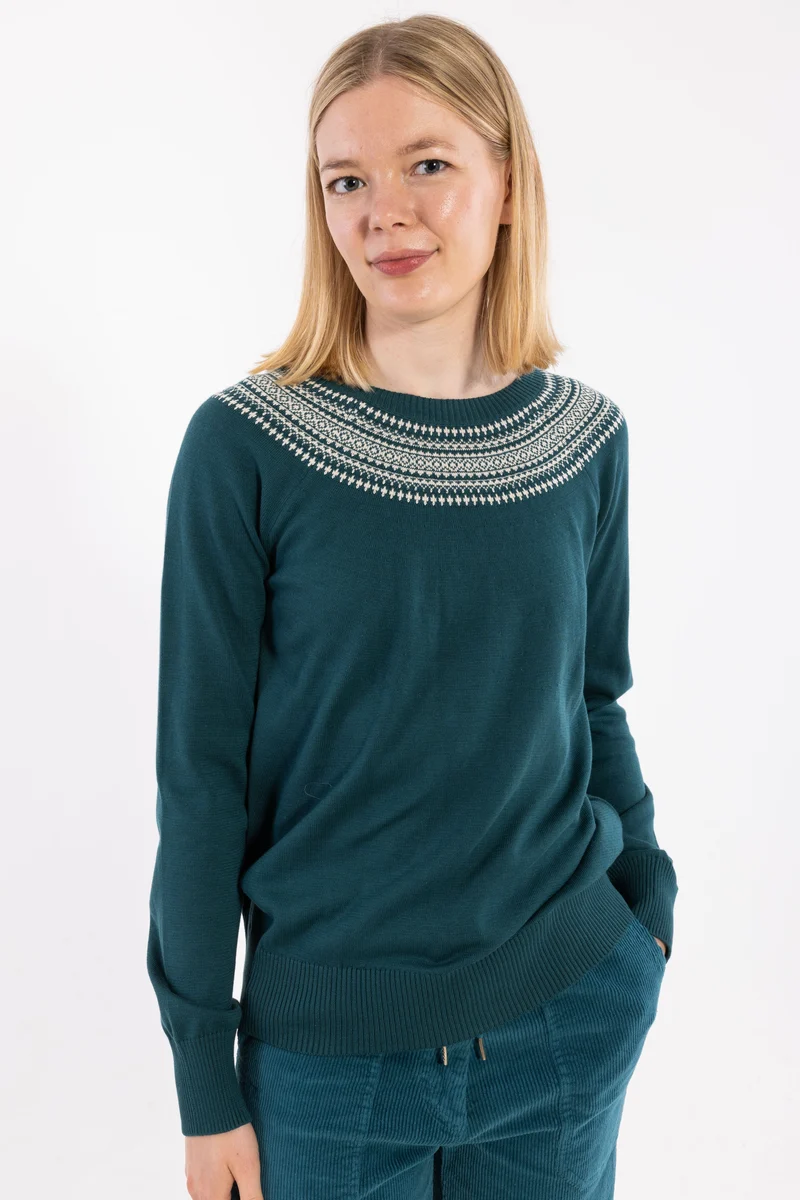 Danebright Lights Cotton Sweater Dk Slate