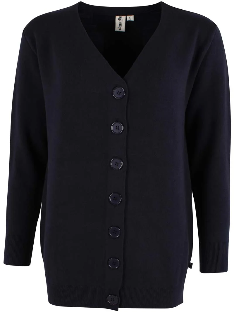 Danemembership Viscose Cardigan Dk Navy
