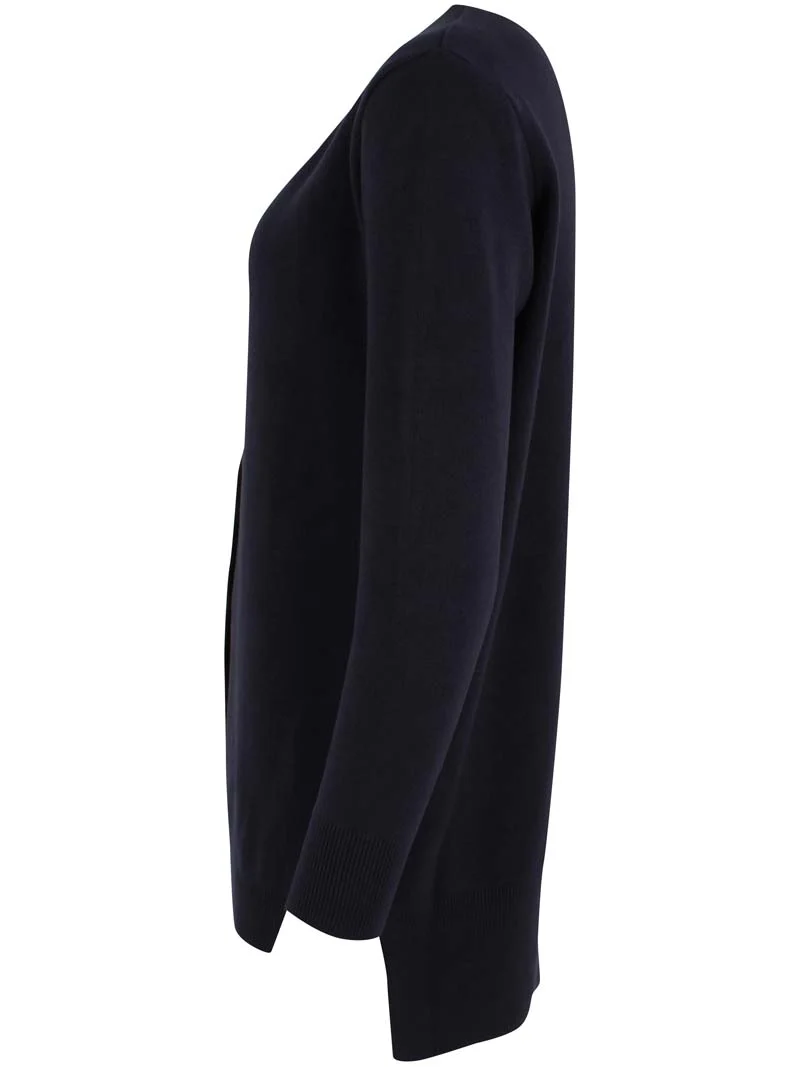 Danemembership Viscose Cardigan Dk Navy