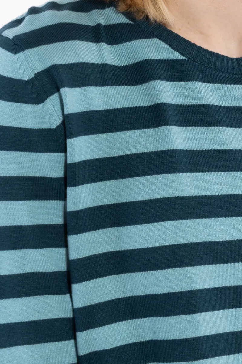 Danedinner Viscose Sweater Dk Slate/Grey Duck