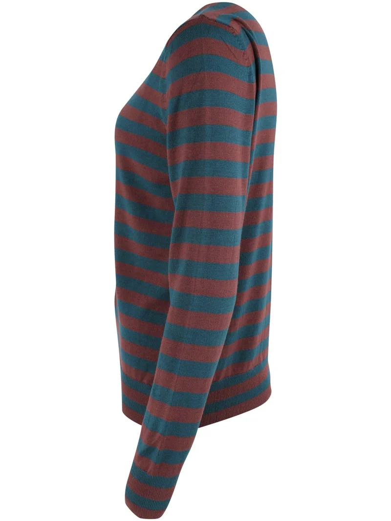 Danelunch Viscose Cardigan Dk Merlot/Dk Slate