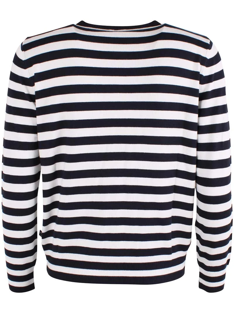 Danedinner Viscose Sweater Dk Navy/Chalk
