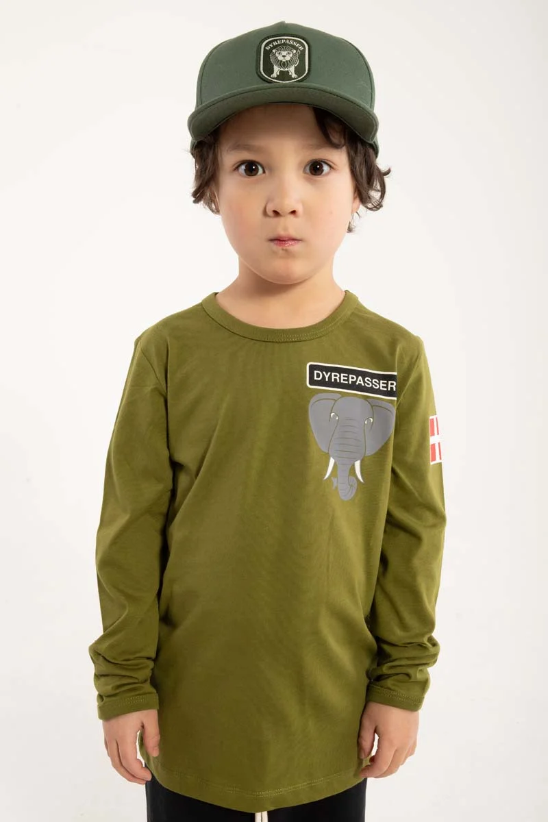 Dyrepasser LS T Olive ELEFANT