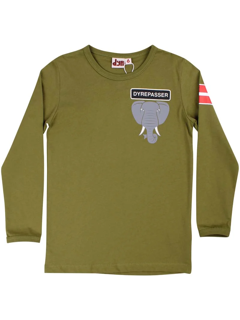 Dyrepasser LS T Olive ELEFANT