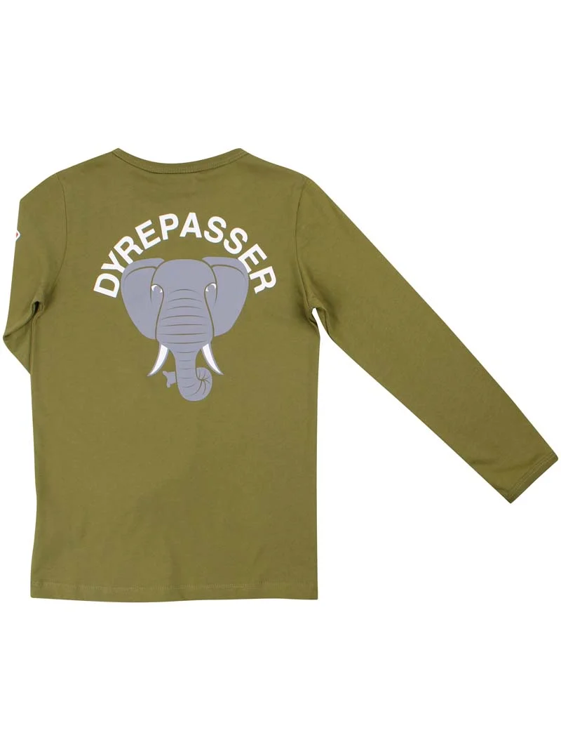 Dyrepasser LS T Olive ELEFANT