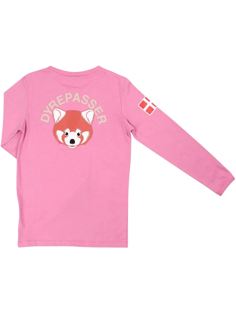 Dyrepasser LS T Rose ROED PANDA