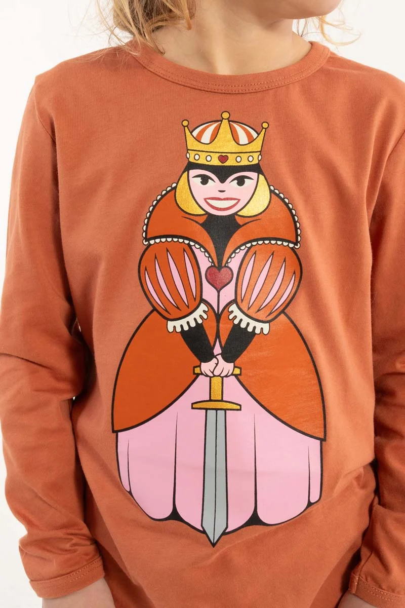 Danebasic Longsleeve Terracotta DRONNING DIN VEN