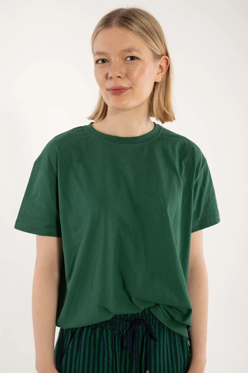 Danebasic Boxy Tee Dk Pine
