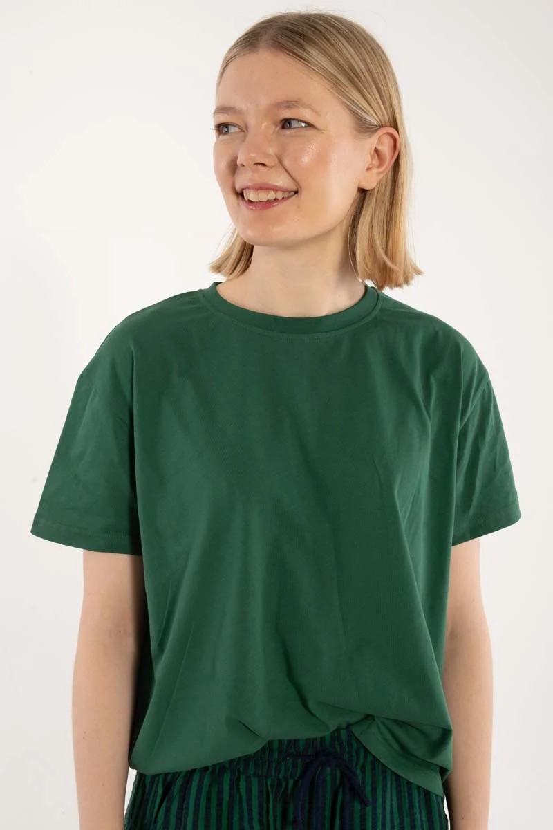 Danebasic Boxy Tee Dk Pine