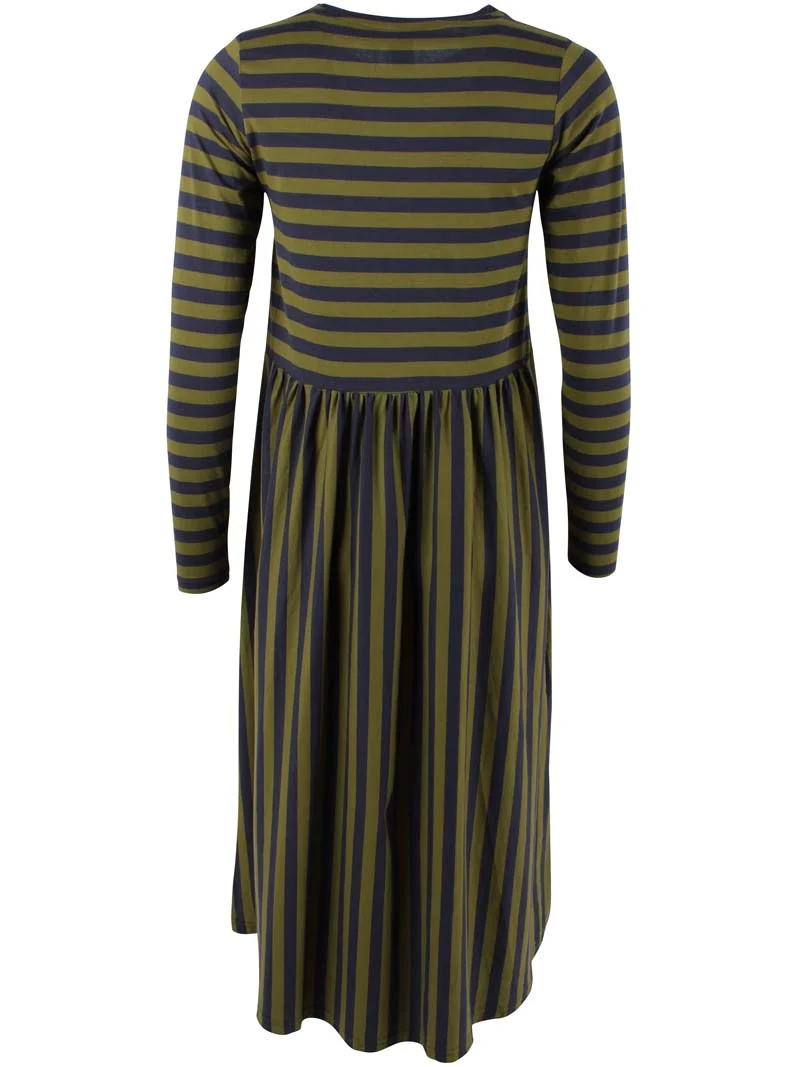 Danebasic Kroeyer LS Dress Dk Navy/Olive